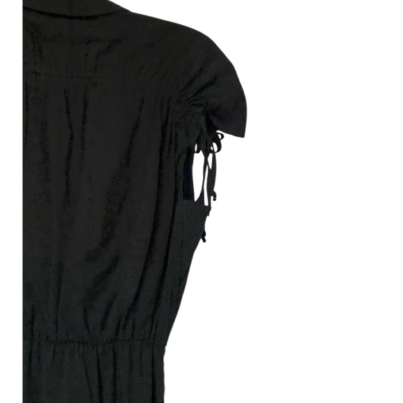 Maeve Black Carlotta Ruched Shirt Dress Size XS - Picture 8 of 11